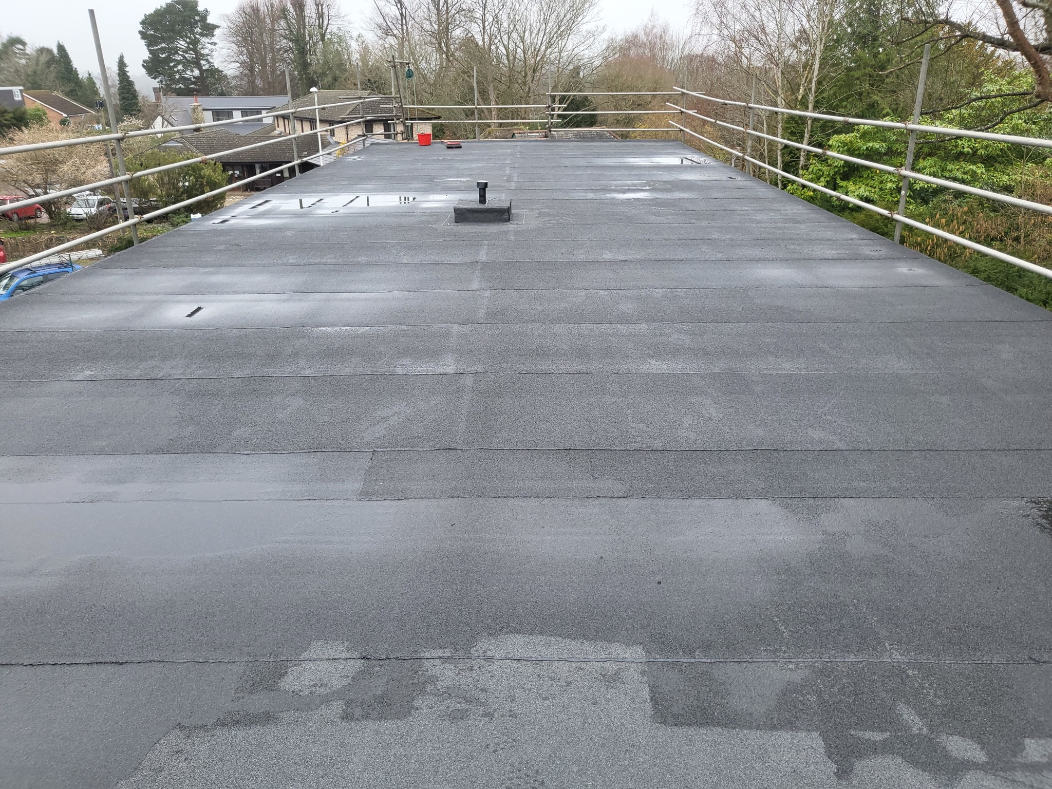 Squash court roof felting in East Grinstead, West Sussex