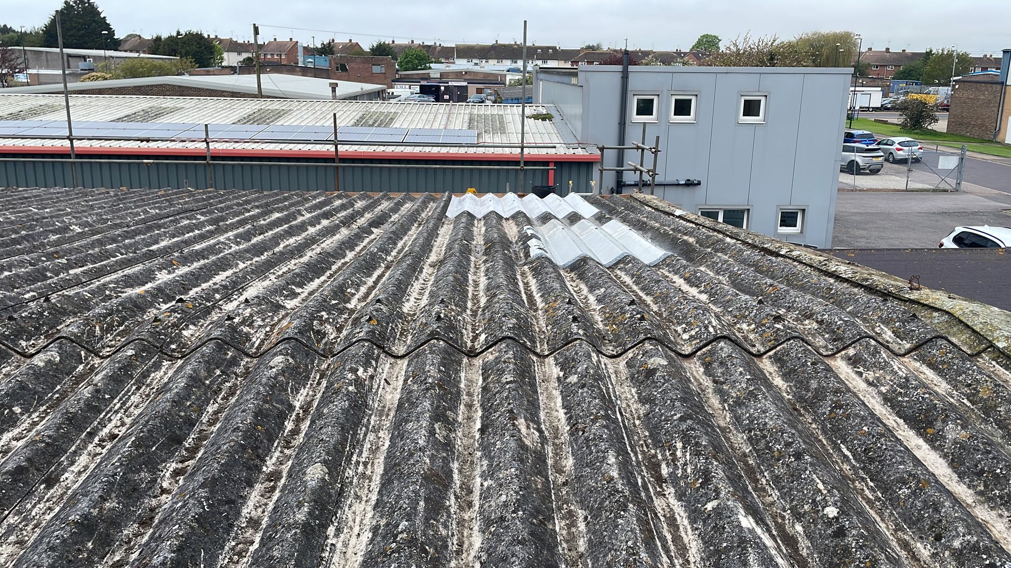 Clean Warehouse roof in Bognor Regis, West Sussex