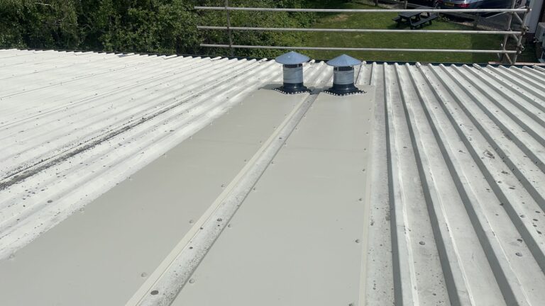 repair work to a warehouse roof in Pulborough, West Sussex