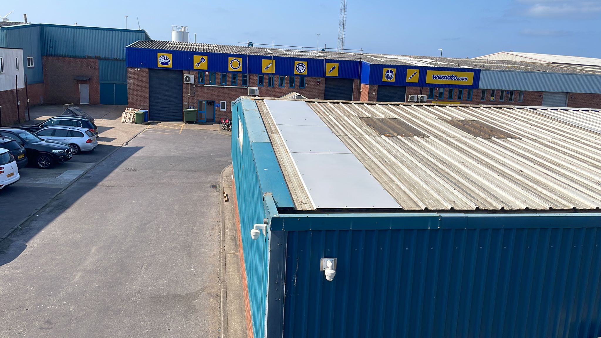 roofing repairs to a warehouse roofs in Southwick