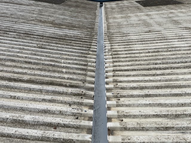 gutter work to a warehouse and office roof in Rochester, Kent