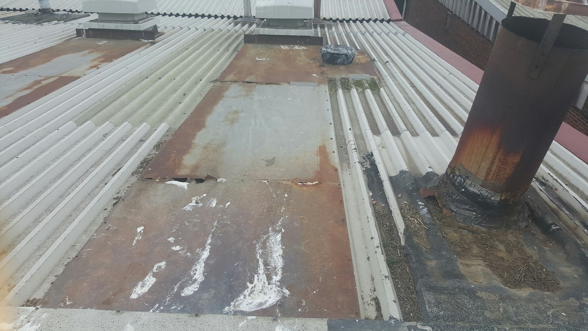 over-roofing to a factory roof in West Sussex