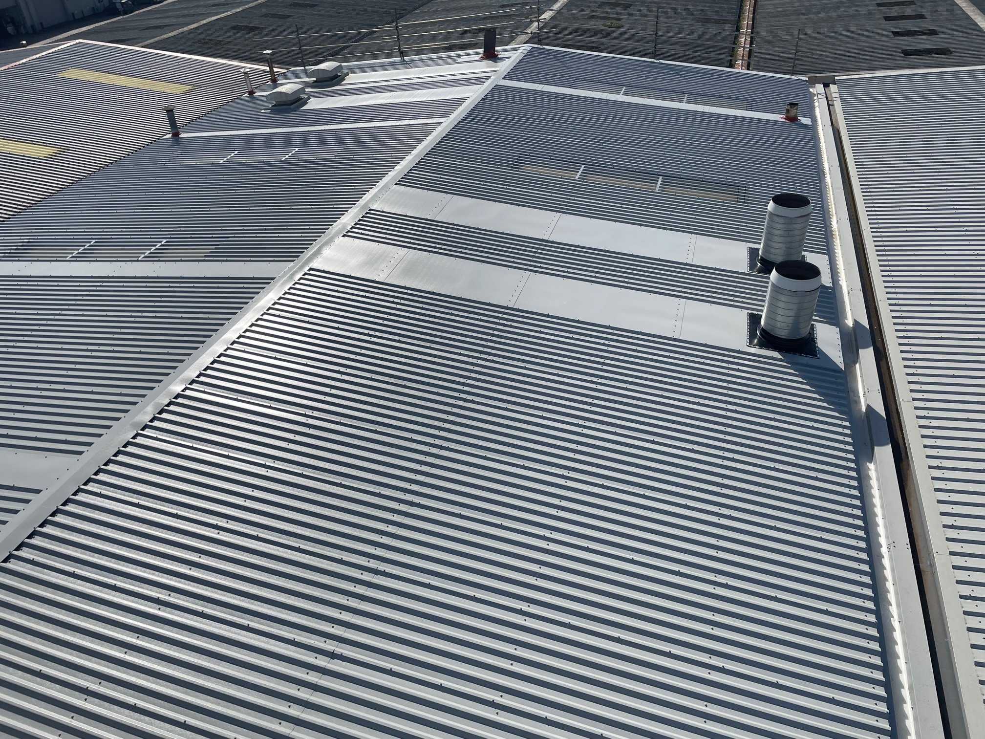 over-roofing to a factory roof in Littlehampton West Sussex