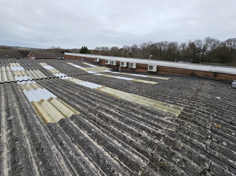 Leaking Warehouse roof in East Grinstead, West Sussex