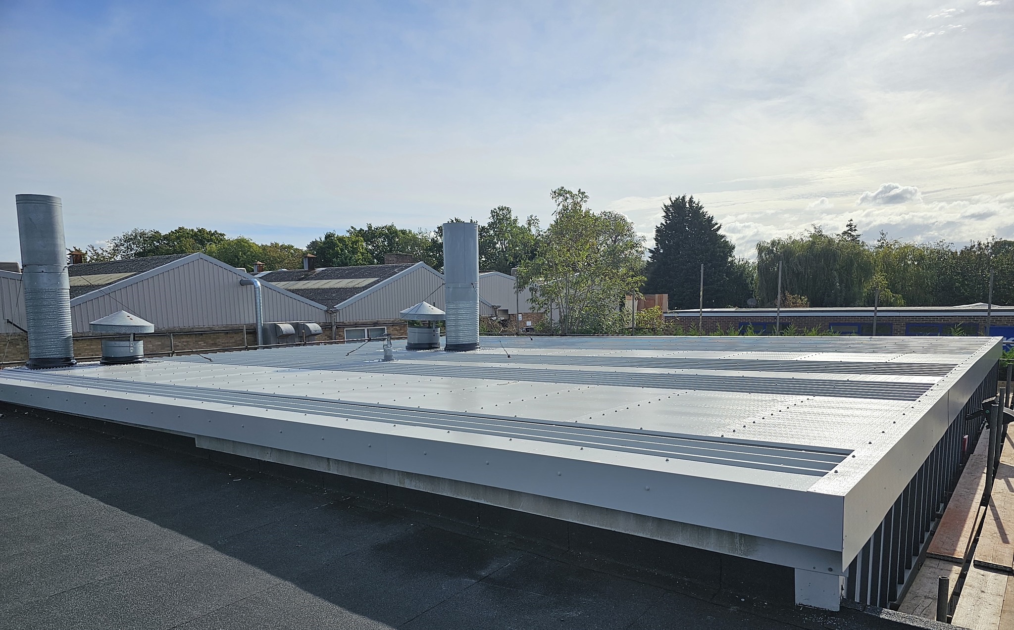 Over-roofing to a Workshop roof in West Sussex.