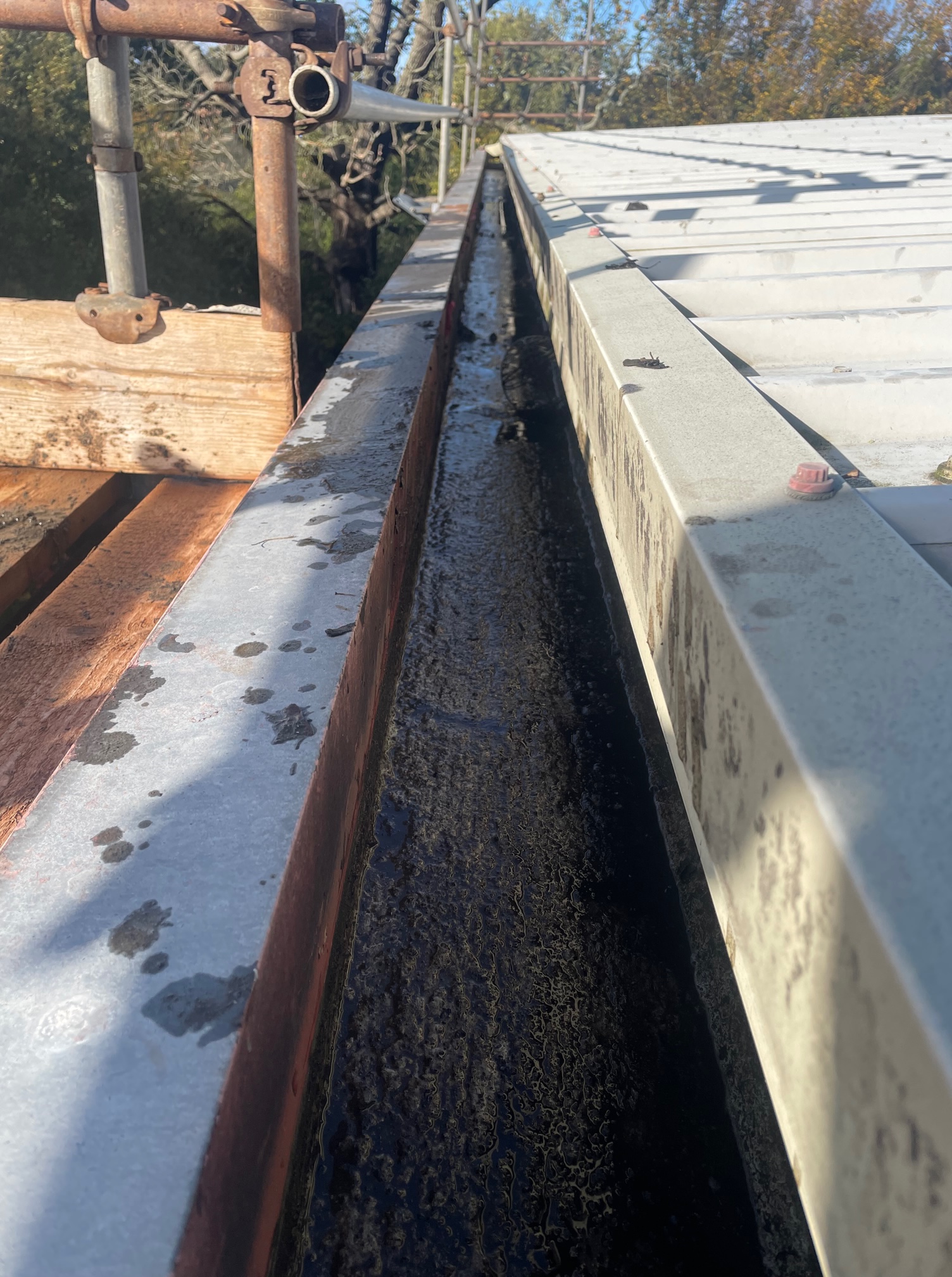 Roof works to a warehouse in Broadbridge Heath, Horsham, West Sussex