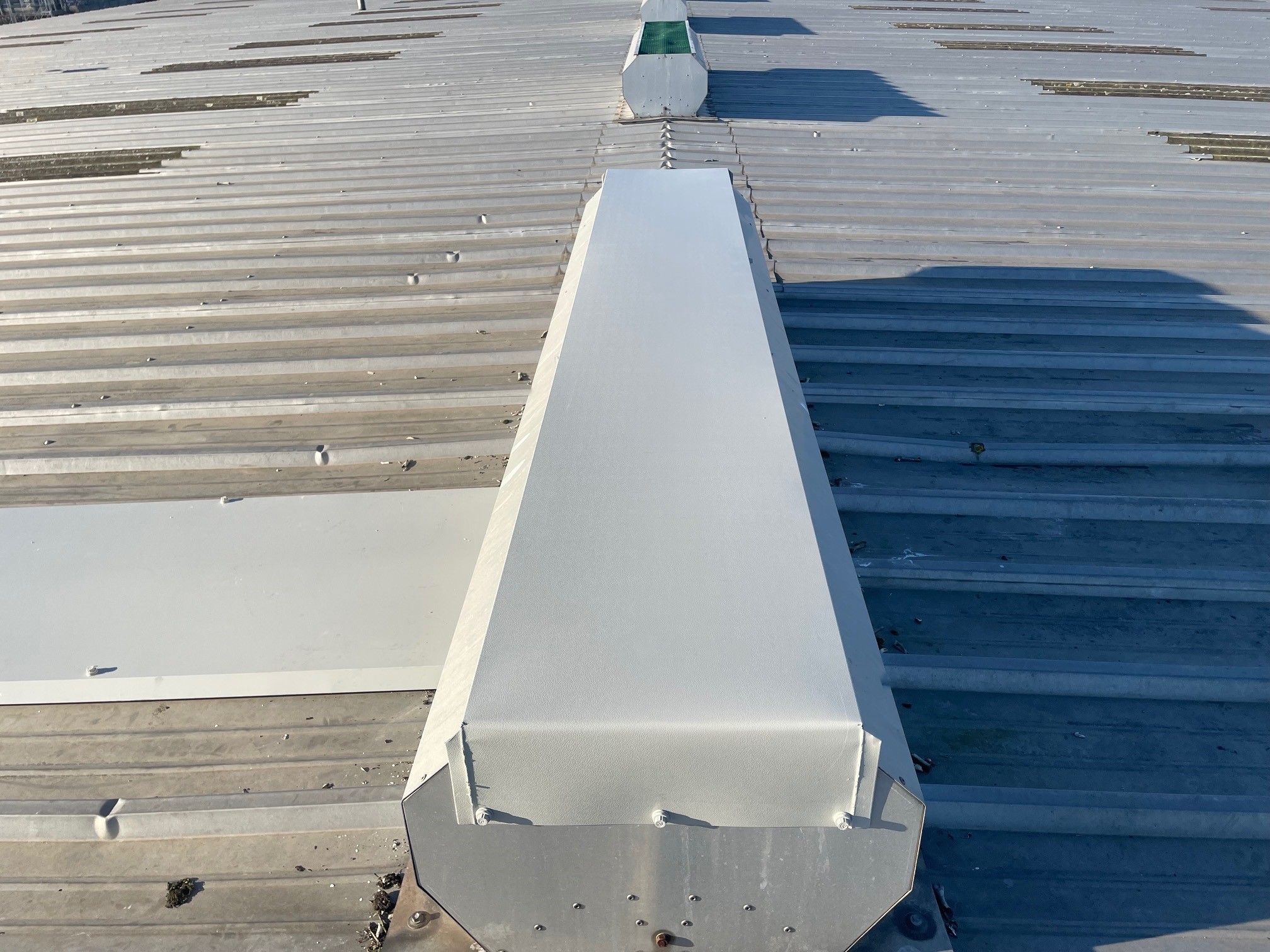 Roof repairs to a Factory roof in Rochester, Kent