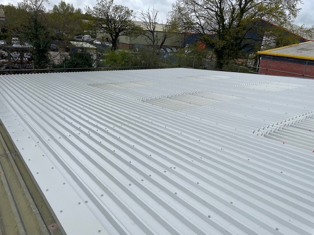Over-roofing to a Warehouse roof in Hailsham, East Sussex