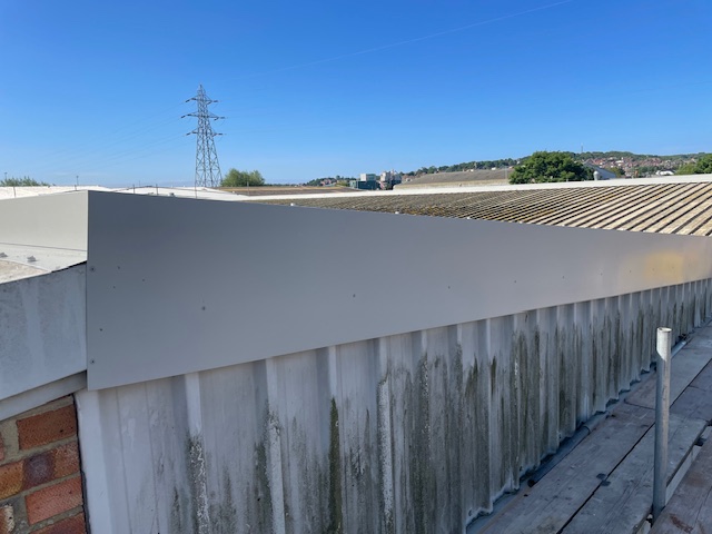 Warehouse Over roofing in Newhaven, East Sussex