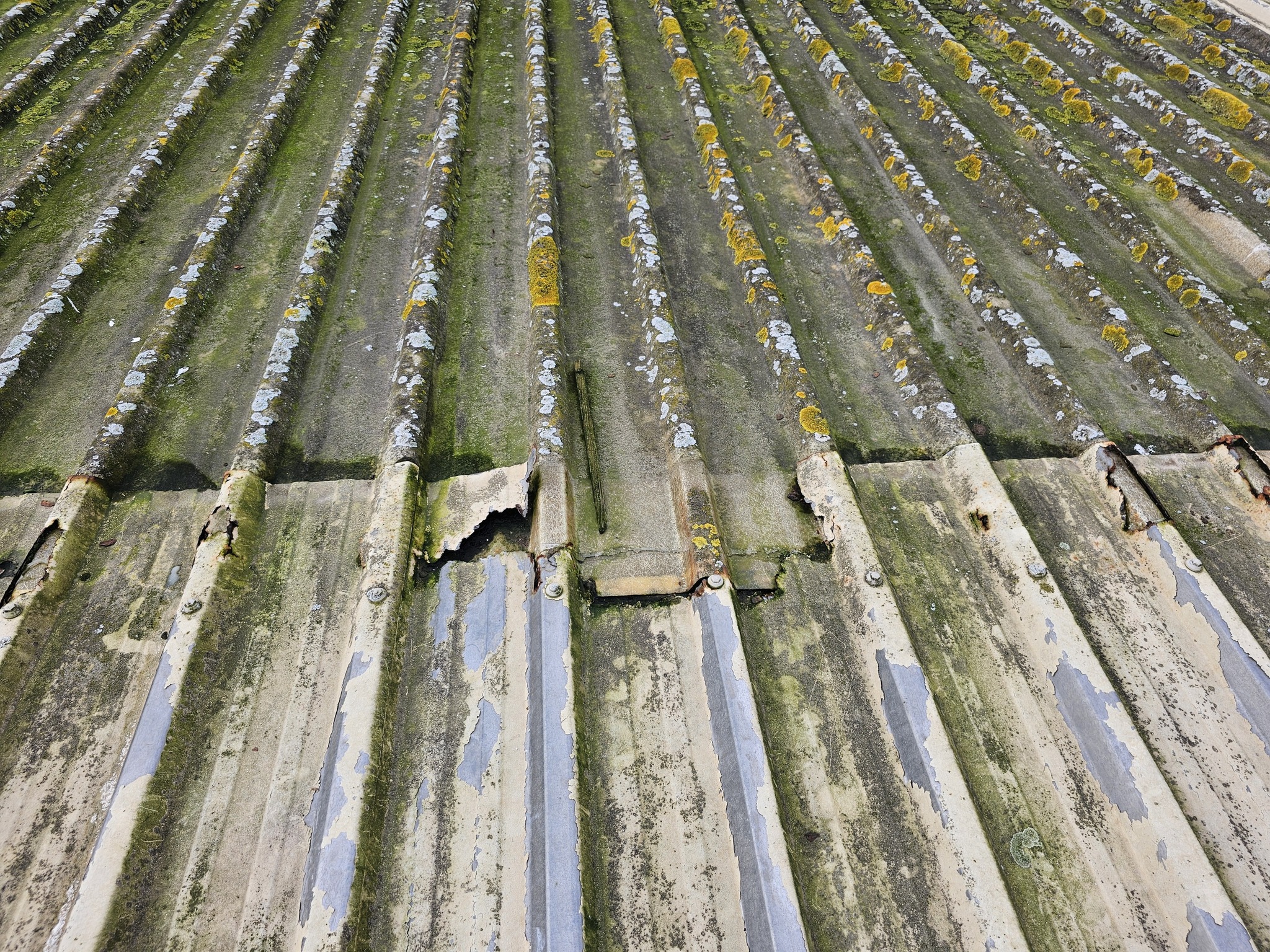 over-roofing to 2 no. slopes of a warehouse roof in East Sussex