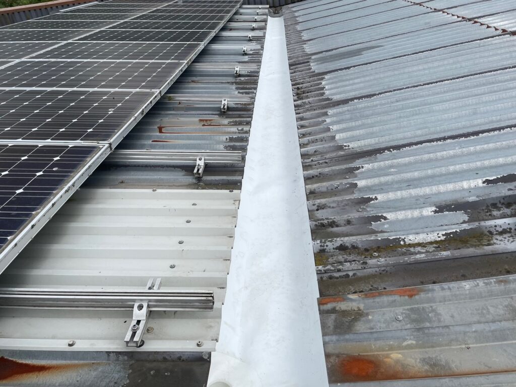 Roof repairs to 2 no. gutters serving an industrial Unit and workshop in Lewes, East Sussex