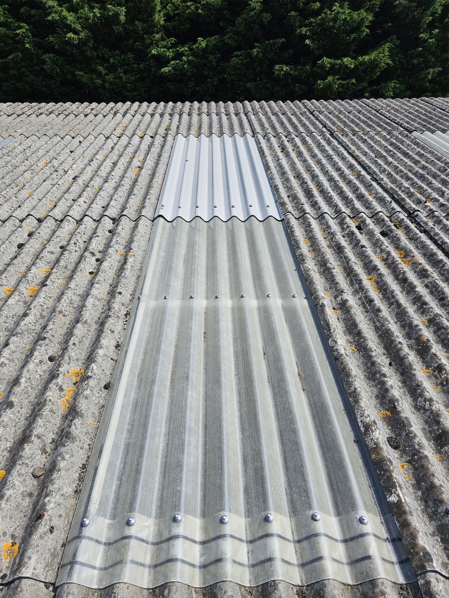 Roof work to a warehouse and stores roof in Chichester