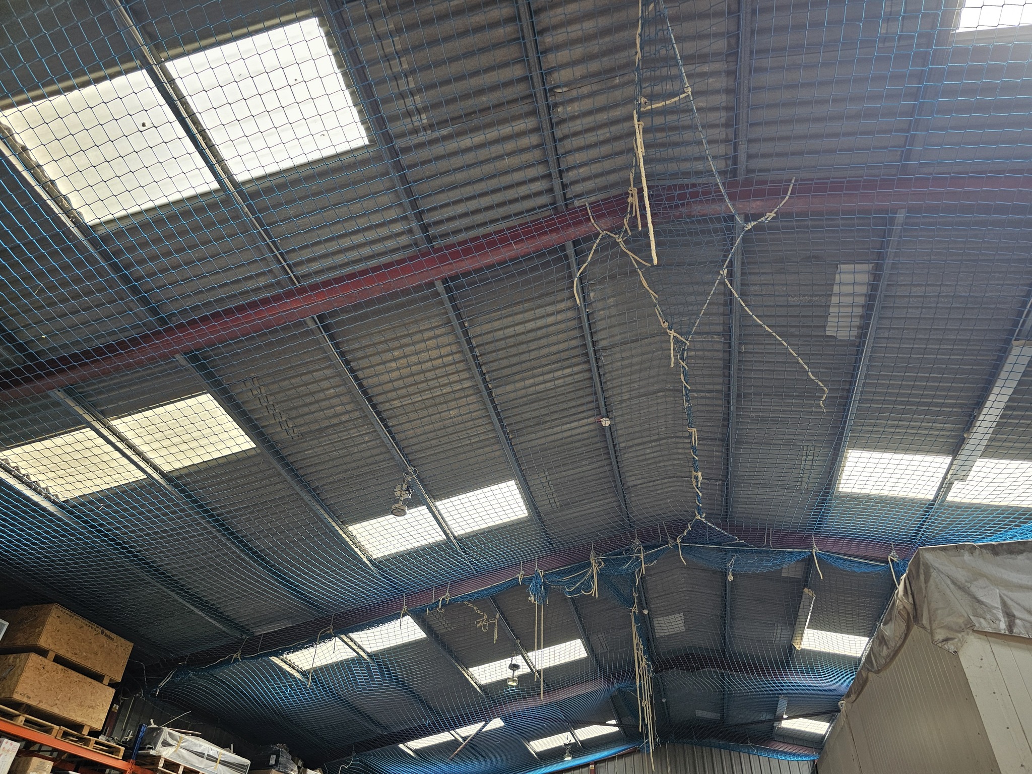 Rooflight replacement to a warehouse and stores roof in Chichester, West Sussex