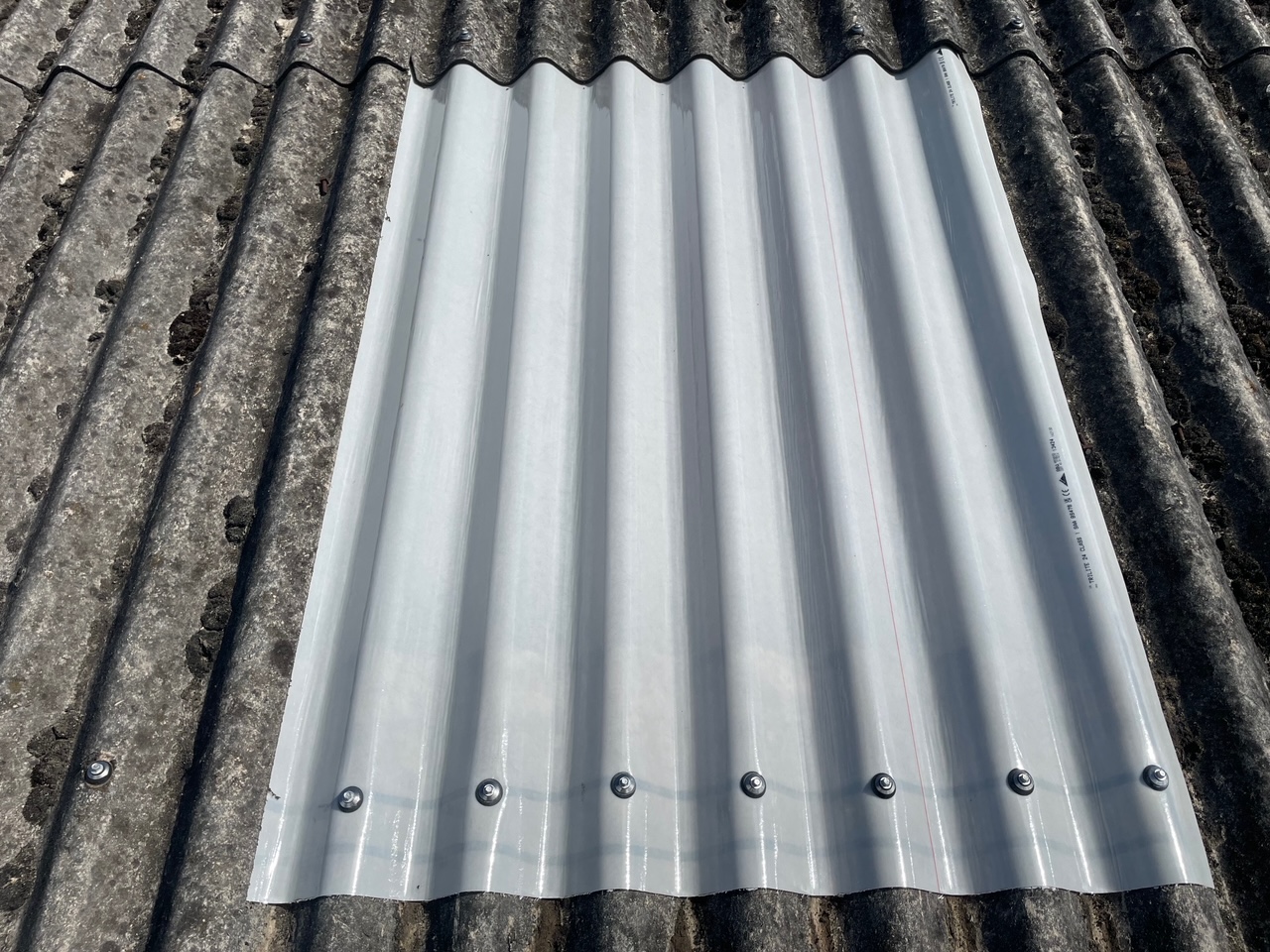 Gutter replacement to a Warehouse roof in Grays, Essex