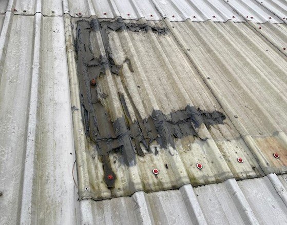 Repair work to an Office workshop roof in Liphook, Hampshire