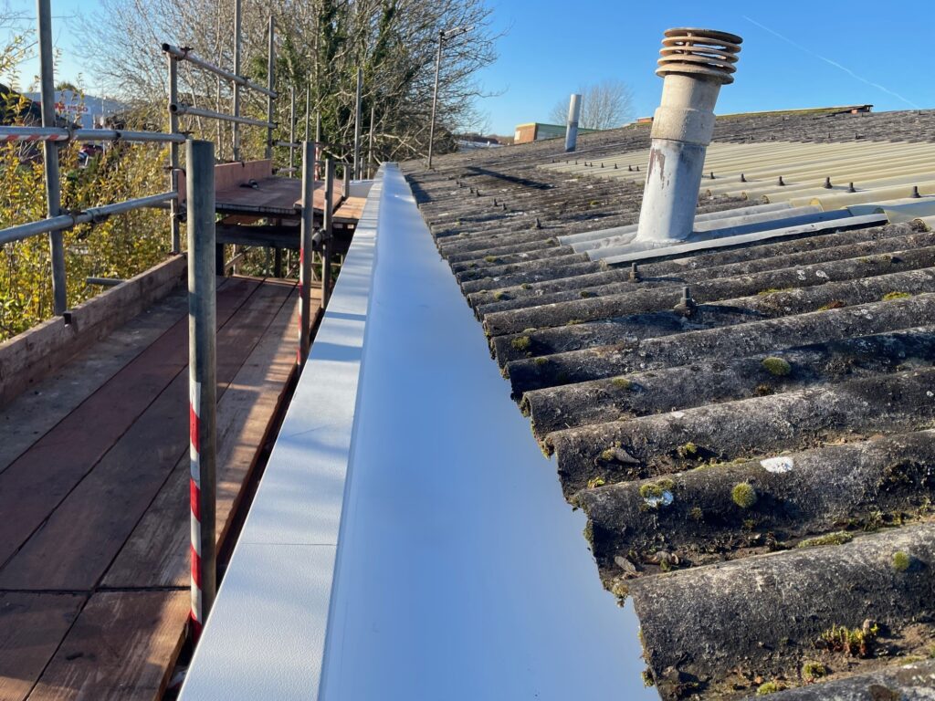 Repairs to a factory and office roof in Edenbridge Kent