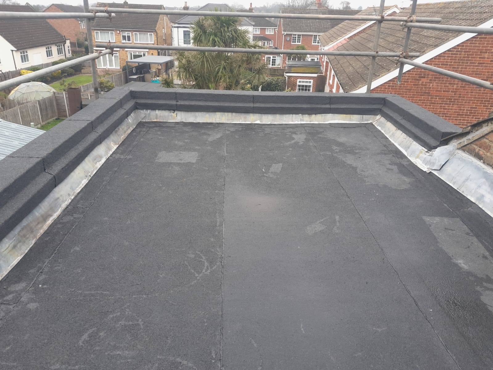 Felting works to an office roof in Bexleyheath Kent
