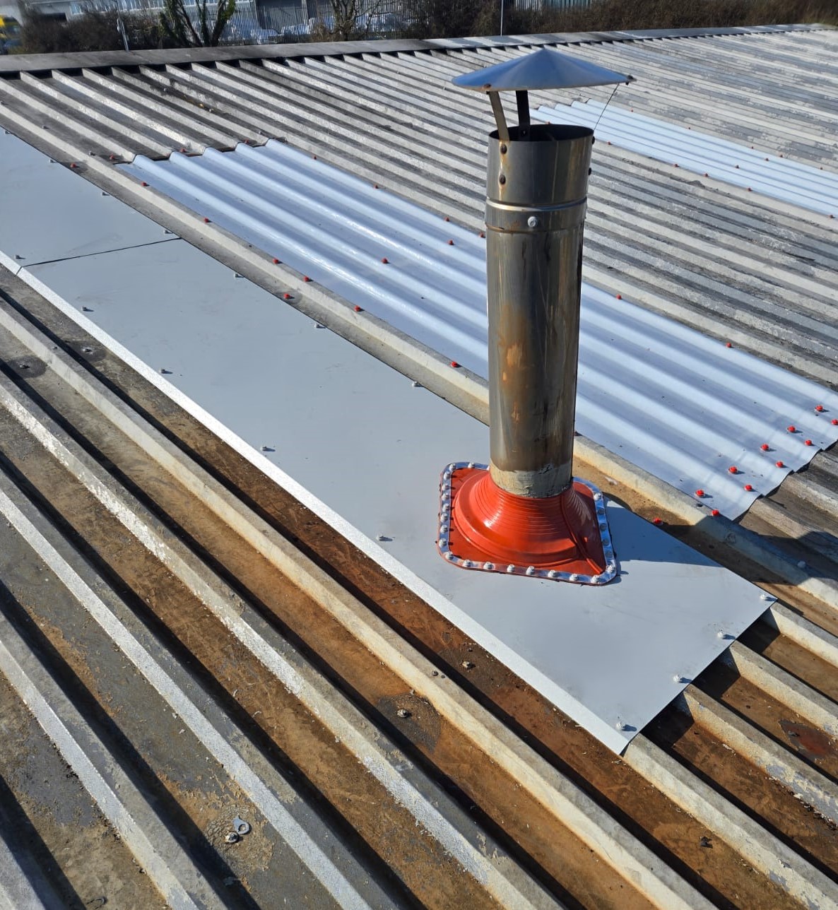 Repair work to a bakery and Office roof in St Leonards on Sea