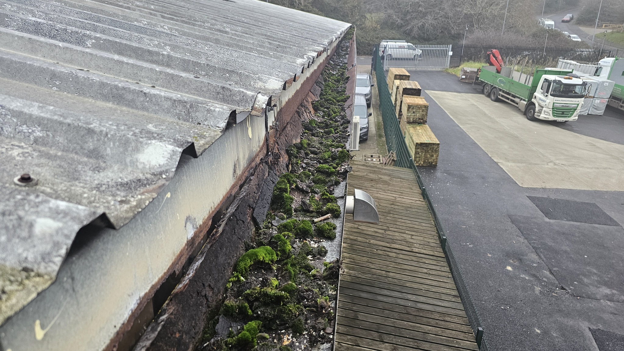 Repair work to a bakery and Office roof with Parapit in St Leonards on Sea, East Sussex