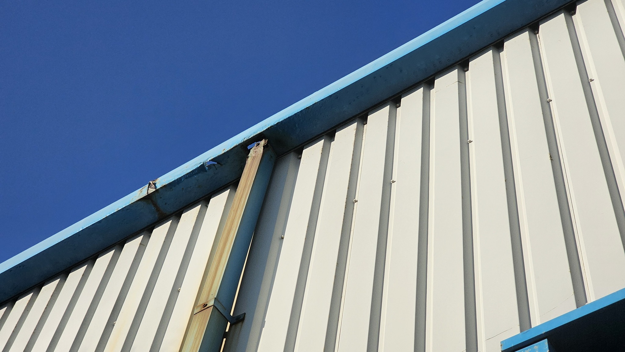 Repair work to a factory in Portslade, East Sussex