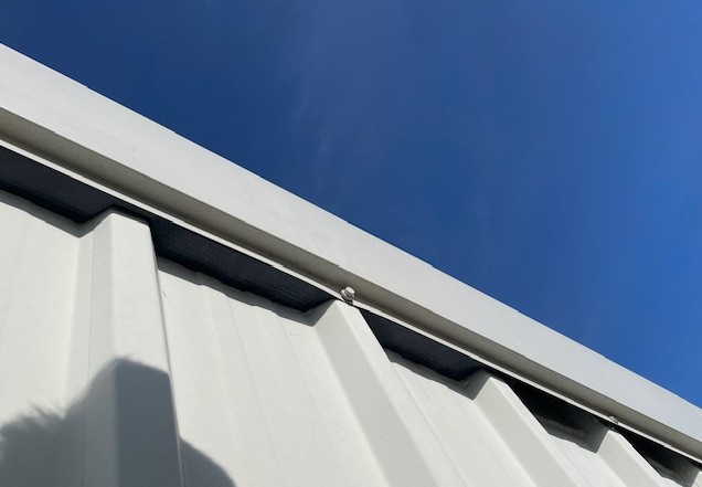 Leak and flashing repairs work to a warehouse in Totton, Southampton, Hampshire.