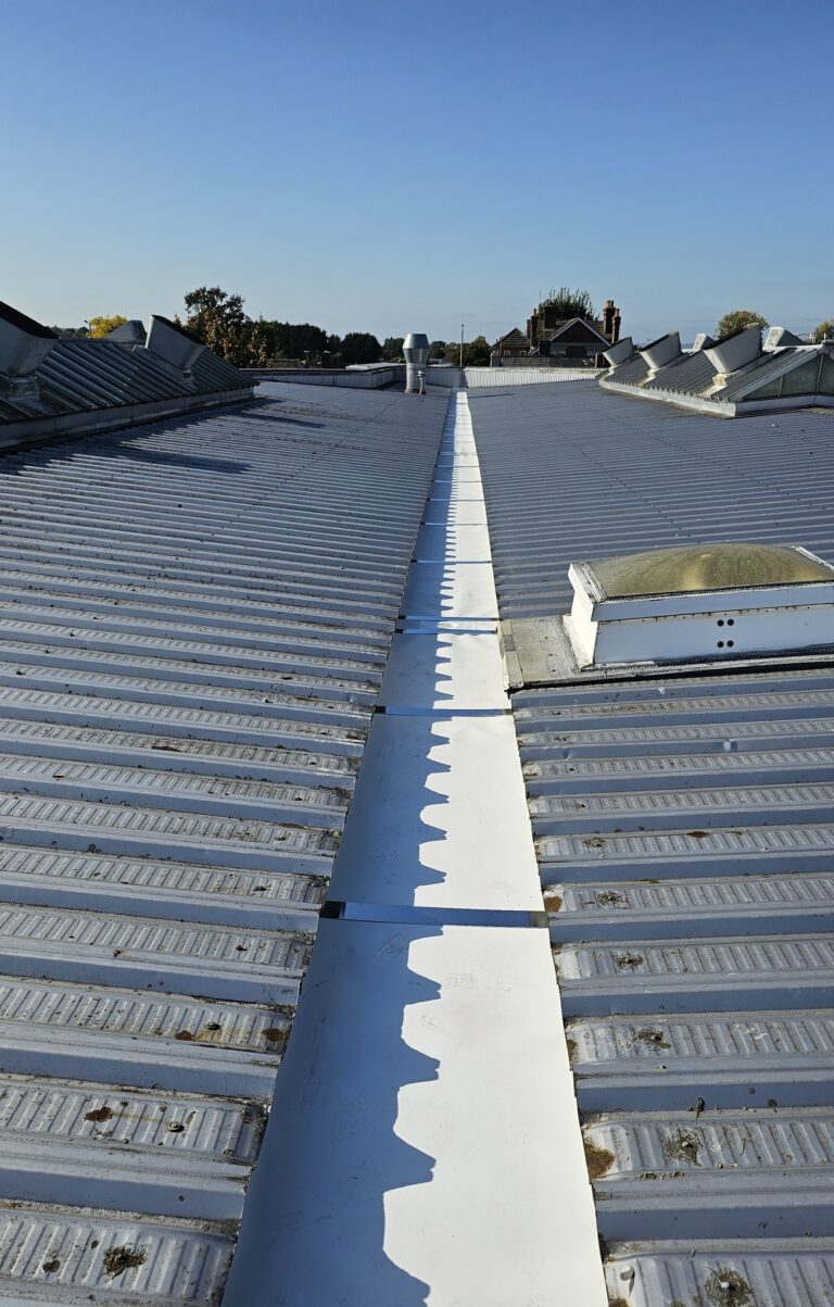 Warehouse and office roof repairs in Paddock Wood, Tonbridge, Kent.