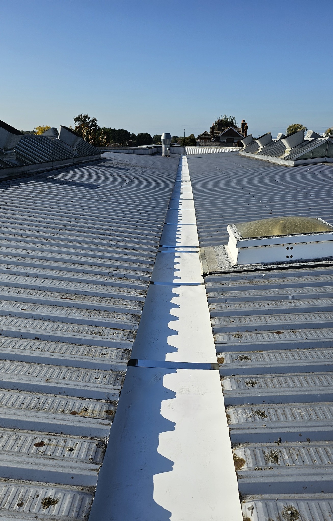 Warehouse and office roof repairs in Paddock Wood, Tonbridge, Kent.