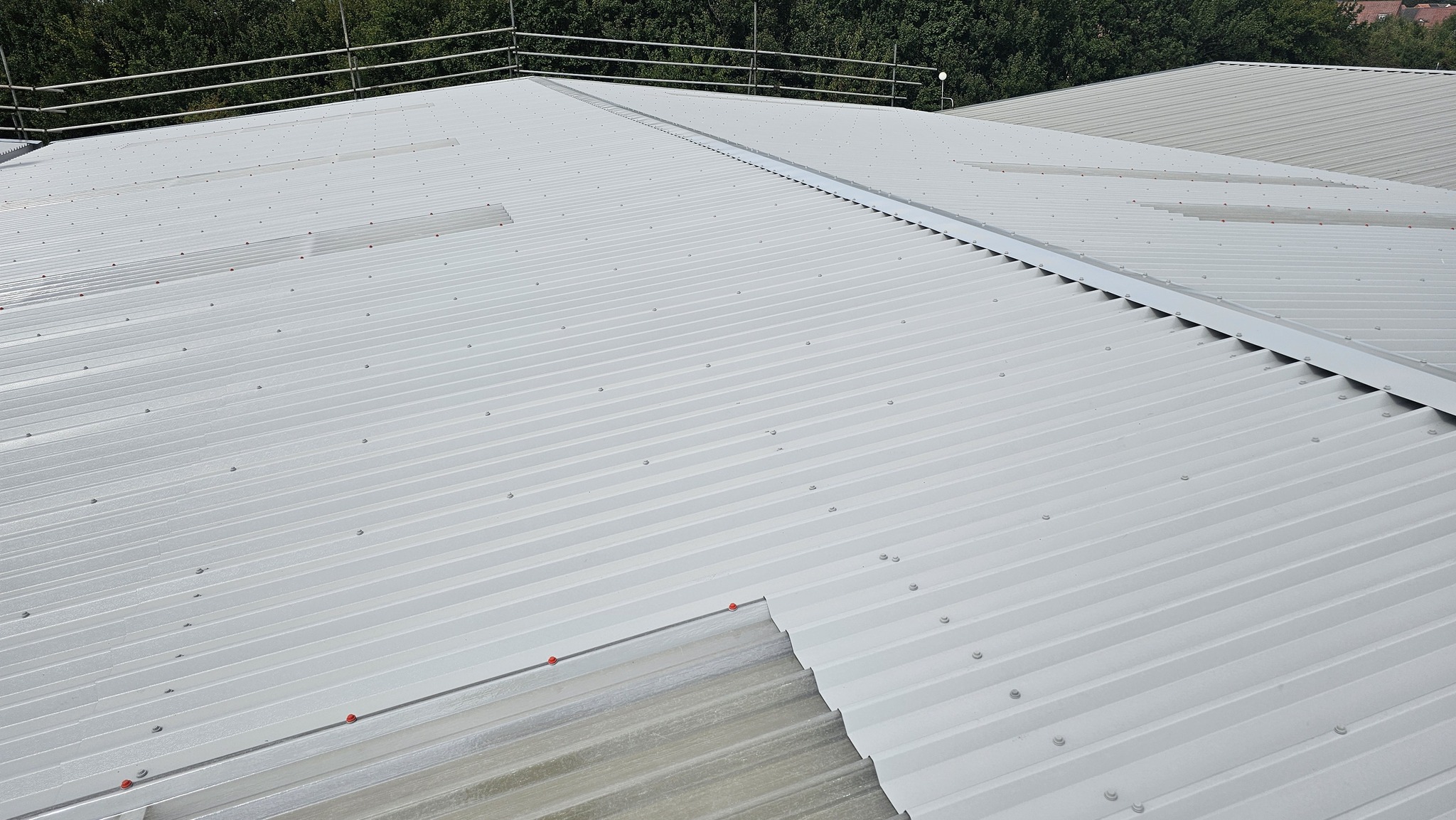 Over-roofing to a leaking commercial and office roof in Littlehampton, West Sussex
