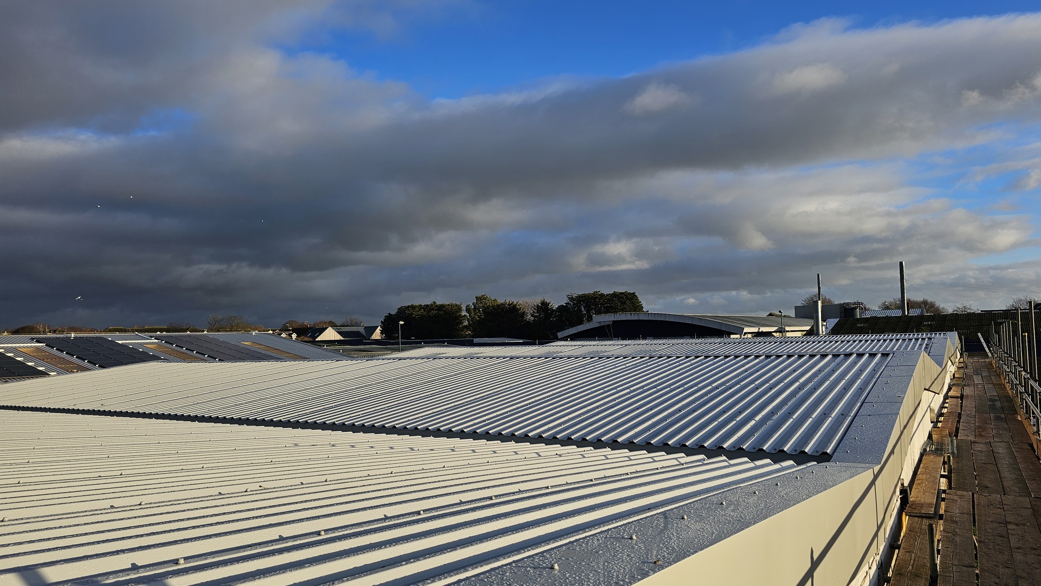 Over-roofing for a warehouse and factory roof in West Sussex