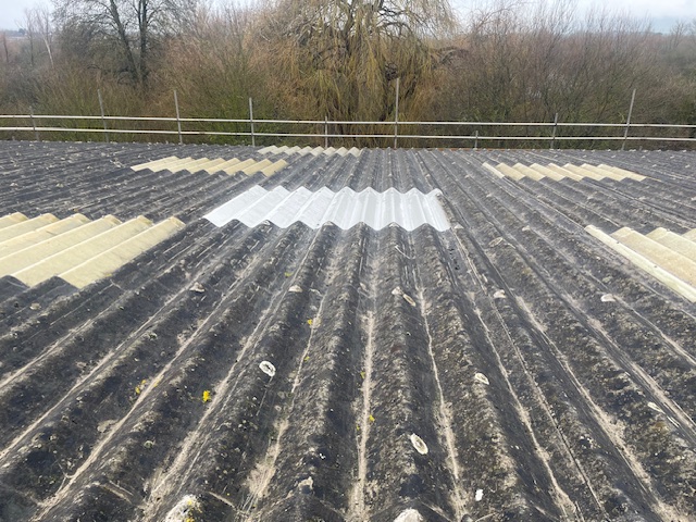 work to a Warehouse roof in Larkfield, Aylesford, Kent